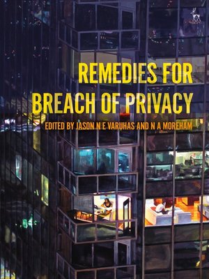 cover image of Remedies for Breach of Privacy